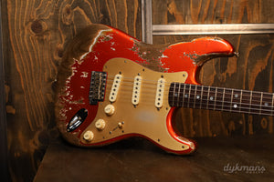 Fender Custom Shop Limited Edition Big Head Strat Super Heavy Relic Candy Tangerine 2019 Abigail Ybarra