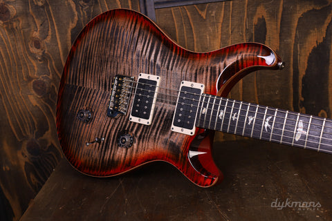 PRS Custom 24 Charcoal Cherry Burst #0386448