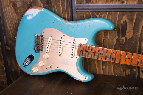 Fender Custom Shop LTD '58 Stratocaster Heavy Relic, Super Faded Aged Taos Turquoise