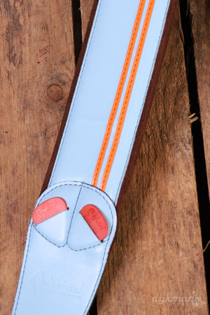 RightOn Guitar Strap Race Sonic Blue