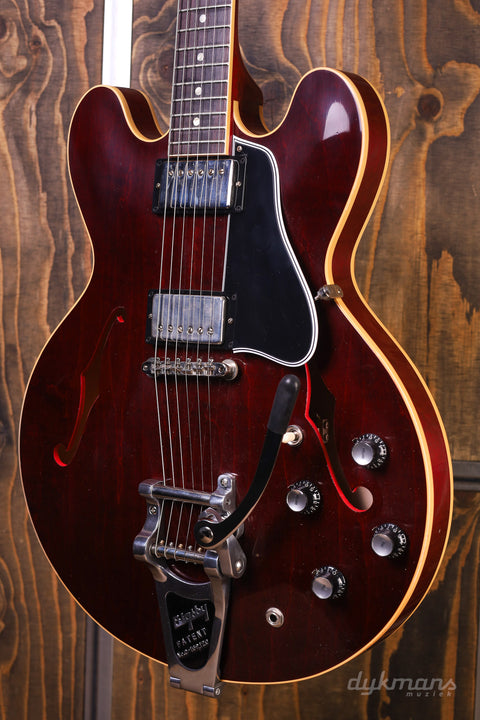 Gibson '61 ES 335 Viking Red Bigsby Murphy Lab Light Aged