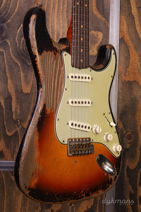 Fender Custom Shop Dale Wilson Masterbuilt 1962 Stratocaster Heavy Relic Sunburst