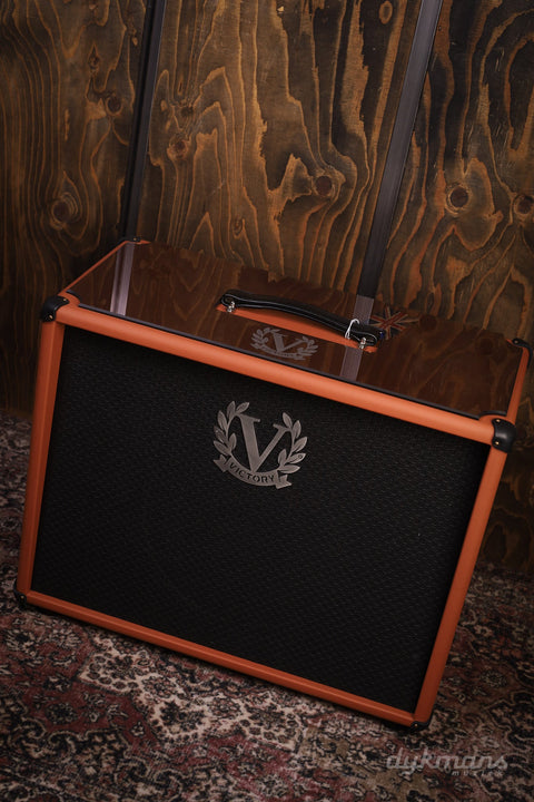 Victory MK 112V Cabinet in Whiskey with Celestion Alnico Gold Speakers