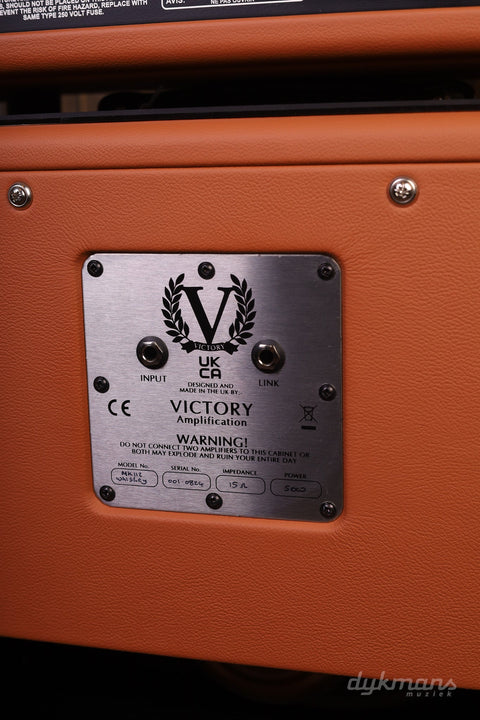 Victory MK 112V Cabinet in Whiskey with Celestion Alnico Gold Speakers