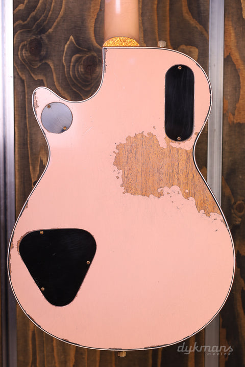 Gretsch Custom Shop 1959 White Penguin Faded Shell Pink Super Heavy Relic by Master Builder Gonzalo Madrigal