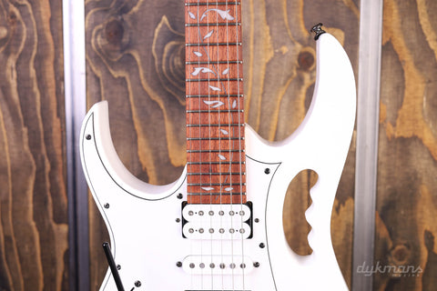 Ibanez JEMJR Steve Vai Jem Jr. White Lefty PRE-OWNED!