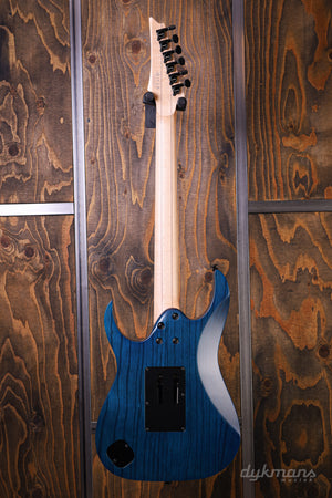Ibanez Prestige RG653DX Transparent Deep Blue Flat
