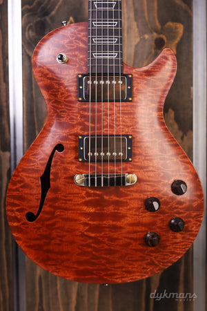 Patrick James Eggle Macon Single Cut Semi-Hollow Quilted Sapele