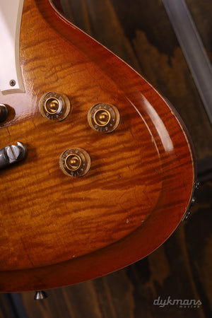 Novo Serus P2 Carve Top Flamed Maple Faded Tea Burst