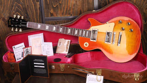 Gibson Custom Shop 1960 Les Paul Standard Tangerine Burst VOS