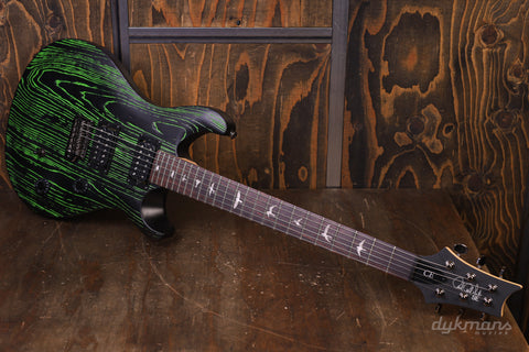 PRS SE Limited Edition Swamp Ash CE24 Sandblasted Green