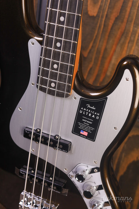 Fender American Ultra II Jazz Bass Texas Tea