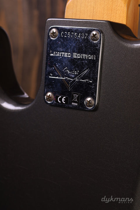 (GERESERVEERD) Fender Custom Shop Limited Edition P-Bass Special Journeyman Relic Charcoal Frost Metallic