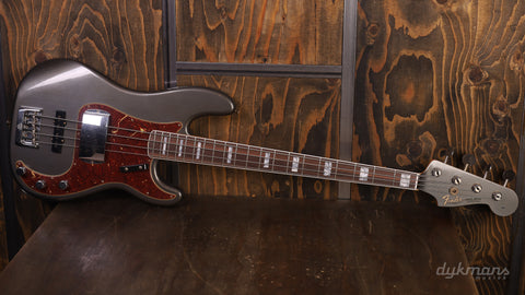 (GERESERVEERD) Fender Custom Shop Limited Edition P-Bass Special Journeyman Relic Charcoal Frost Metallic