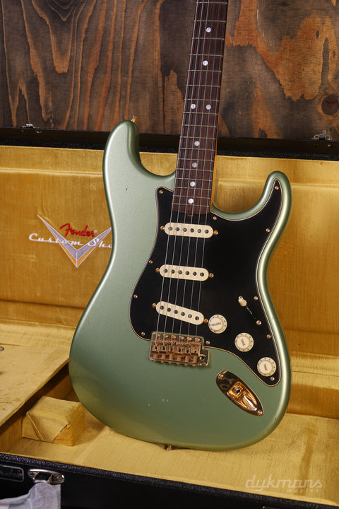 Fender Custom Shop Limited Edition 1965 Dual-Mag Stratocaster Journeyman Relic Aged Sage Green