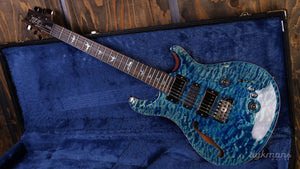 PRS Wood Library Special 22 Semi Hollow Quilt River Blue
