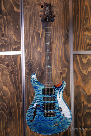 PRS Wood Library Special 22 Semi Hollow Quilt River Blue