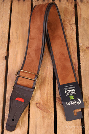RightOn Guitar Strap Divine Light Brown Talisman