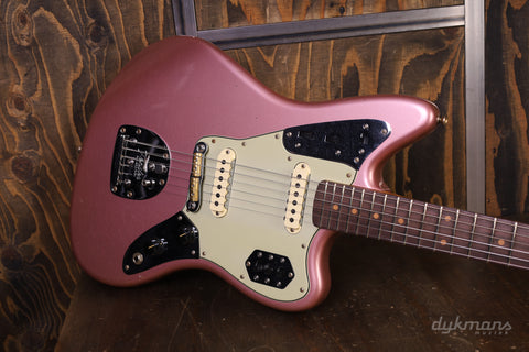 Fender Custom Shop '64 Jaguar Journeyman Faded Aged Burgundy Mist Metallic