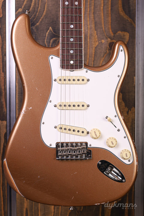 Fender Custom Shop 1967 Stratocaster Relic with Closet Classic Hardware Aged Firemist Gold