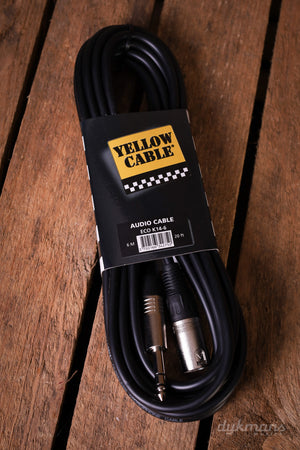 Yellow Cable Stereo Jack to XLR ECO K14-6 6m