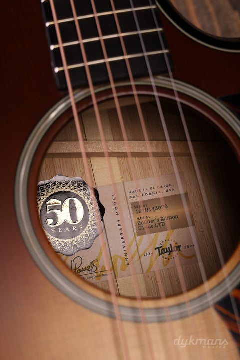 Taylor 50th Anniversary Builders Edition 314ce LTD Kona Burst