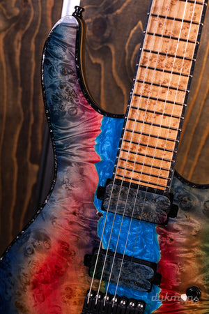 Mayones Regius 7 Buckeye Burl Master Grade Custom Color PRE-ORDER