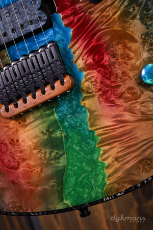 Mayones Regius 7 Buckeye Burl Master Grade Custom Color PRE-ORDER