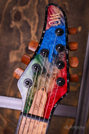 Mayones Regius 7 Buckeye Burl Master Grade Custom Color PRE-ORDER