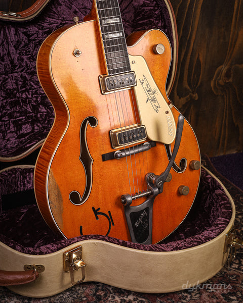 Gretsch Custom Shop 1955 Chet Atkins 6120 Vintage Orange Heavy Relic