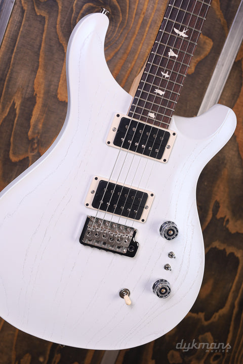 PRS CE 24-08 Swamp Ash Limited Pearl White