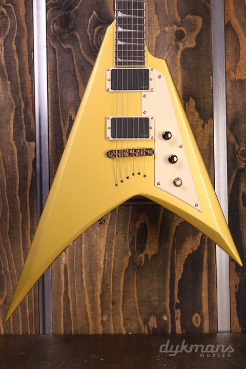 ESP LTD Kirk Hammett Signature KH-V Metallic Gold