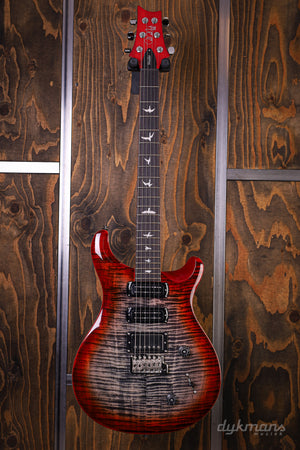 PRS SE Studio Charcoal Cherry Burst
