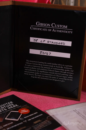 Gibson 1958 Les Paul Standard Lemon Burst VOS ..167