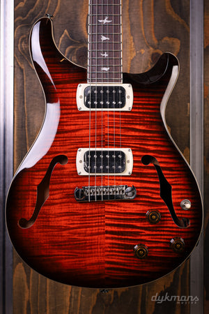 PRS SE Hollowbody II Piezo Orange Tiger Smokeburst