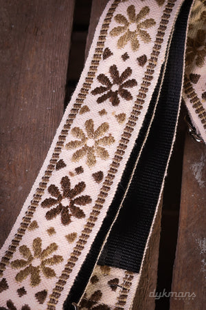 Holy Cow Real Vintage 60's Brown Gray Daisy