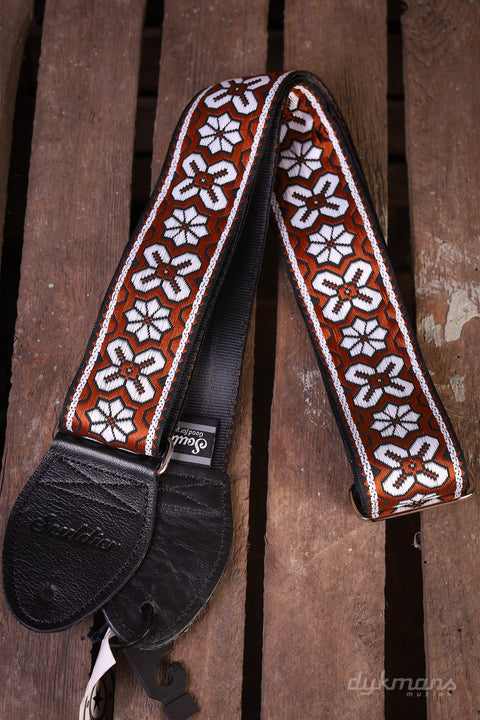 Souldier Guitar Strap Greenwich Brown White Black