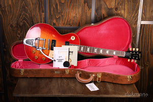 Gibson Custom '59 Les Paul Standard P-90s Wide Tomato Burst Bigsby Ultra Light Aged