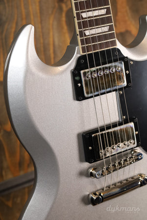 Gibson SG Standard 61 Stop Bar Silver Mist