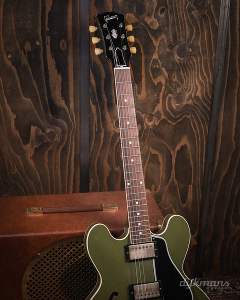 Gibson 1959 ES-335 Reissue Olive Drab Murphy Lab Heavy Aged