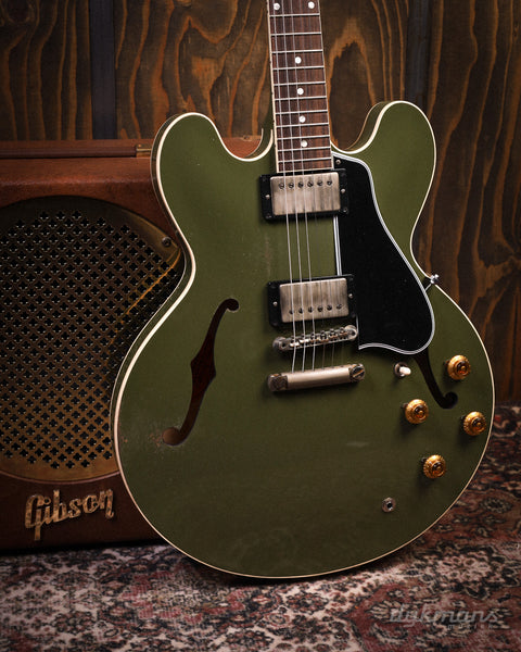 Gibson 1959 ES-335 Reissue Olive Drab Murphy Lab Heavy Aged