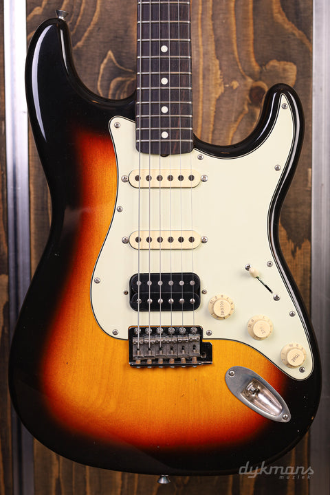 Del-Tone 60's S-Style 3-Tone Sunburst