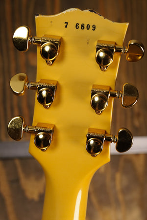 Gibson Custom Murphy Lab 1957 Les Paul Custom Heavy Antique White 2-Pickup Light Aged