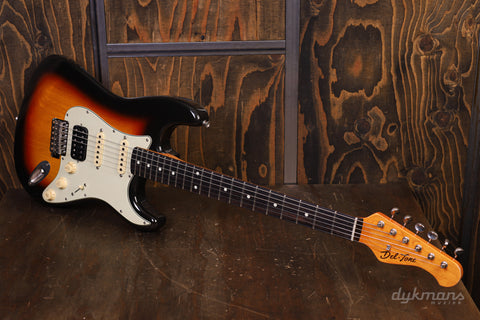 Del-Tone 60's S-Style 3-Tone Sunburst