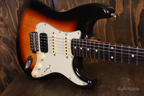 Del-Tone 60's S-Style 3-Tone Sunburst