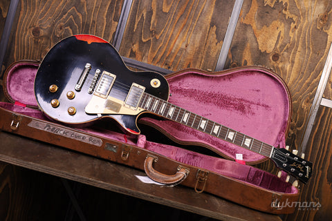 Gibson Custom Shop Les Paul Standard Painted Over Limited Run Ebony over Cherry Sunburst PRE-OWNED!