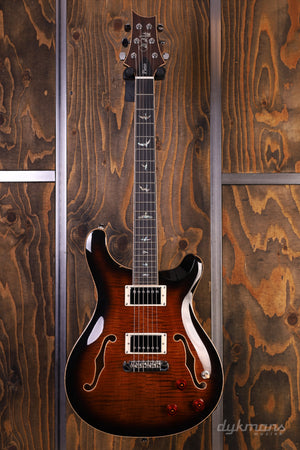 PRS SE Hollowbody II Piezo Black Gold Burst (with LR Baggs system)