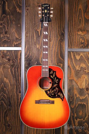 Epiphone Inspired by Gibson Custom 1960 Hummingbird Reissue Heritage Cherry Sunburst