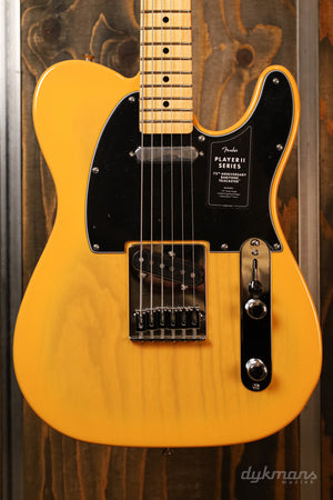 Fender 75th Anniversary Player II Baritone Telecaster Butterscotch Blonde