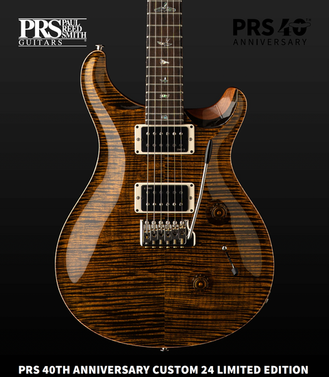 PRS 40th Anniversary Custom 24 Ltd Edition Tiger Eye